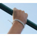 4Ocean - one size armbånd - Polar Bear - hvid