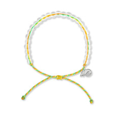 4Ocean - one size armbånd - Sea Star  - gul, orange & lime