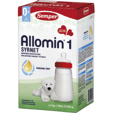 Allomin - Allomin 1 syrnet modermælkserstatning 0+