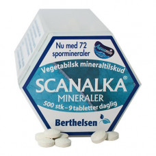 Berthelsen - Scanalka Mineraler 500 tabl. 