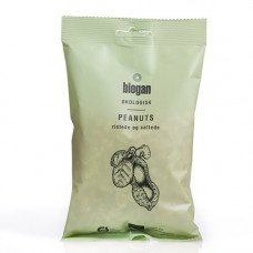 Biogan - Økologiske Ristede Saltede Peanuts 