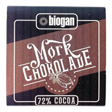 Biogan - Økologisk 72% Kakao - Cafe chokolade 
