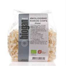 Biogan - Økologisk ristede kokoschips 200g 