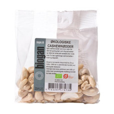 Biogan - Økologiske Cashewnødder 100g