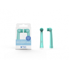 TIO - TIOMATIK tandbørstehoveder i medium / Grå - Grøn