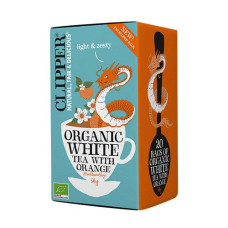 Clipper - Økologisk hvid tea med appelsinsmag