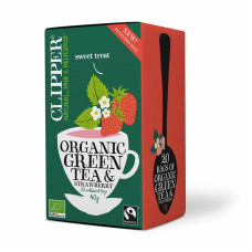 Clipper - Økologisk green tea - strawberry Tea