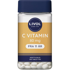 LIVOL® - C VITAMIN 80mg - 280 tabletter