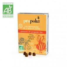 Propolia - Økologisk Propolis Sugetabletter med Ingefær, Citron & Agave