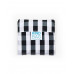 KIND BAG - Gingham Black & White Indkøbspose i Medium KIND BAG - Gingham Black & White Indkøbspose i Medium