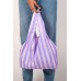 KIND BAG - Purple Stribs Indkøbspose i Medium