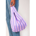 KIND BAG - Purple Stribs Indkøbspose i Mini