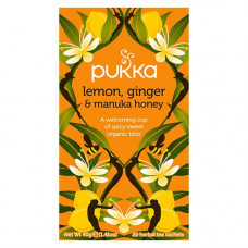 Pukka - Økologisk Lemon Ginger Og Manuka Honey Tea