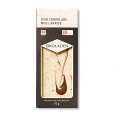 Økoladen - Økologisk Hvid Chokolade med lakrids