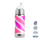 Pura® Kiki™ - Sutteflaske 6+ måneder fast flow sipper - pink/lilla swirl