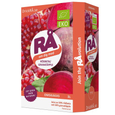 RÅ™ - Økologisk Granatæble Rødbede og Granatæblejuice