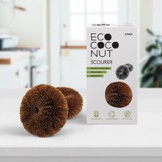 Eco Coconut - 2-pak Skurebørste af kokosnødfibre