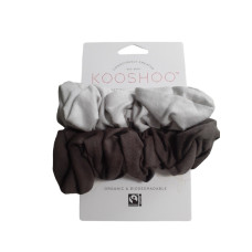 KOOSHOO - Scrunchies elastikker i jordfarver