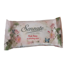 Senzate - Pink Rose refreshing wipes