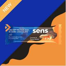 sens - Cricket protein bar - Dark Chocolate - Caramel & Peanut Butter sens - Cricket protein bar - Dark Chocolate - Caramel & Peanut Butter